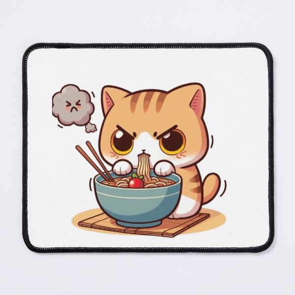 Item preview, Food Chibi Series - Cute Mewo Noodle Chan designed and sold by xiaoxiaochibi.