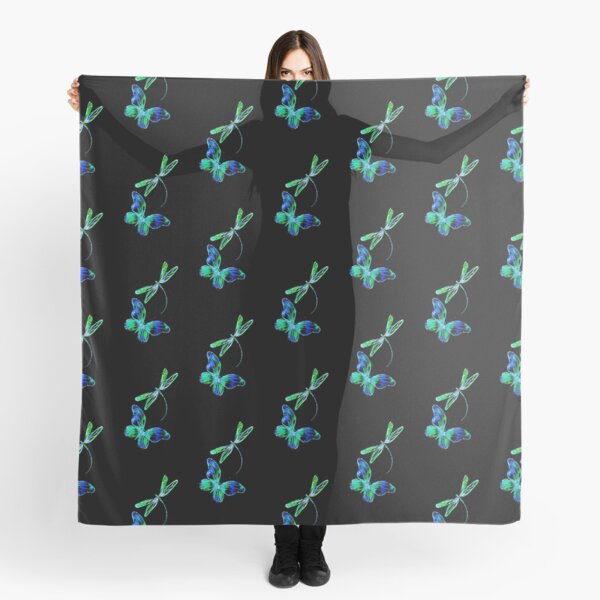 Item preview, Blue Wings on Black designed and sold by Linda Callaghan.
