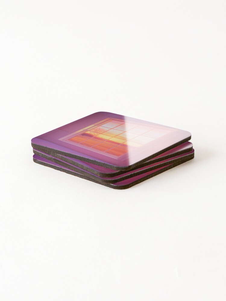 Thumbnail 4 of 5, Coasters (Set of 4), Sunset Frame designed and sold by Dataxe.