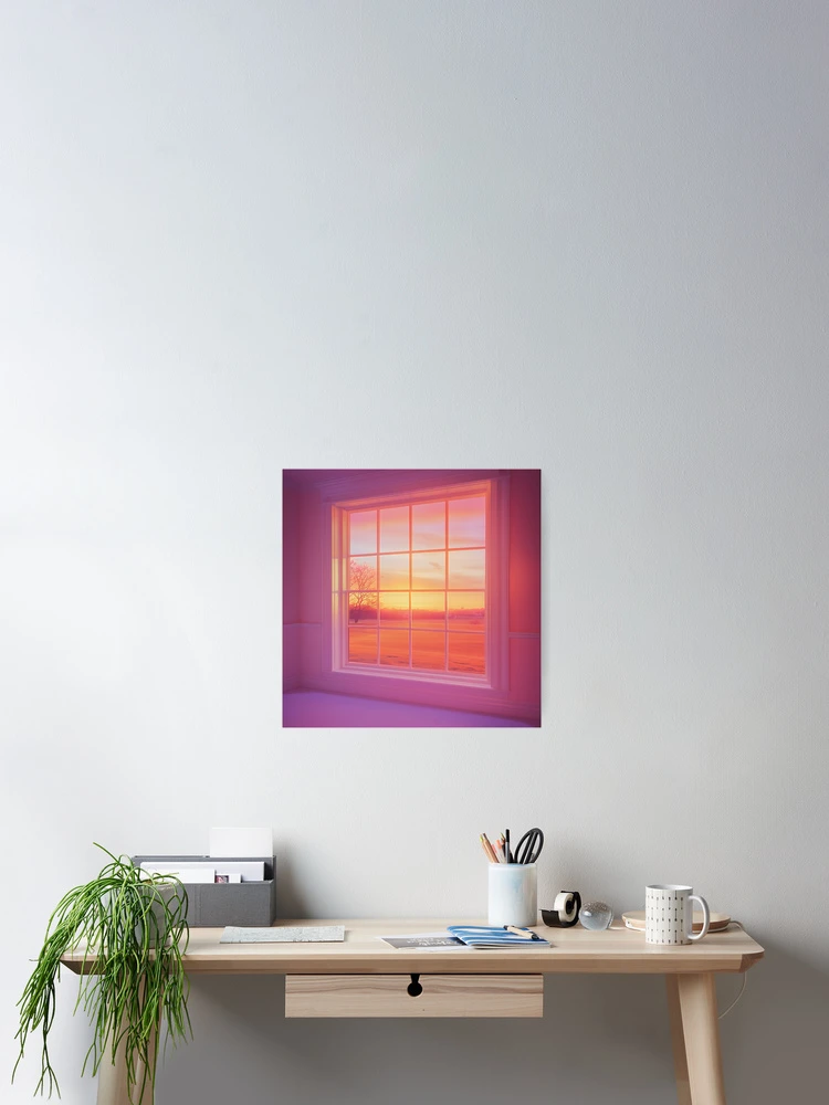 Thumbnail 2 of 3, Poster, Sunset Frame designed and sold by Viktor Surzhko.