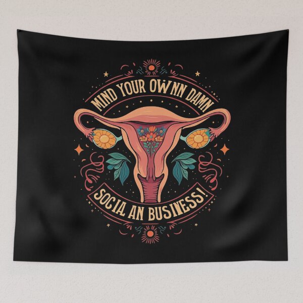 Item preview, Mind Your Own Damn Business Social Club Harris Walz 2024 designed and sold by studiopekepeke.