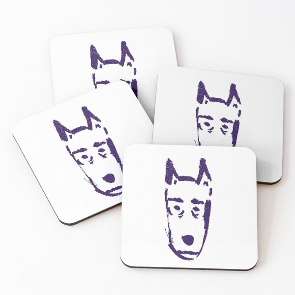 Item preview, Worried Purple Dog designed and sold by MagentaTwilight.