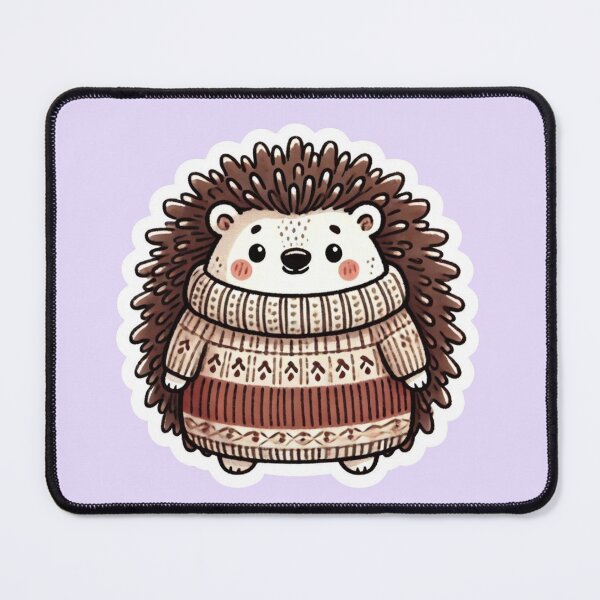 Item preview, Cozy Cute Porcupine In A Sweater designed and sold by Bug-and-Dove.