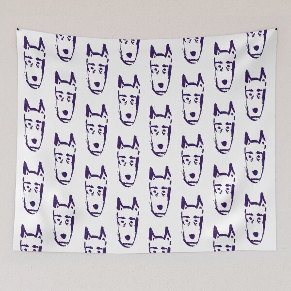 Item preview, Worried Purple Dog designed and sold by MagentaTwilight.