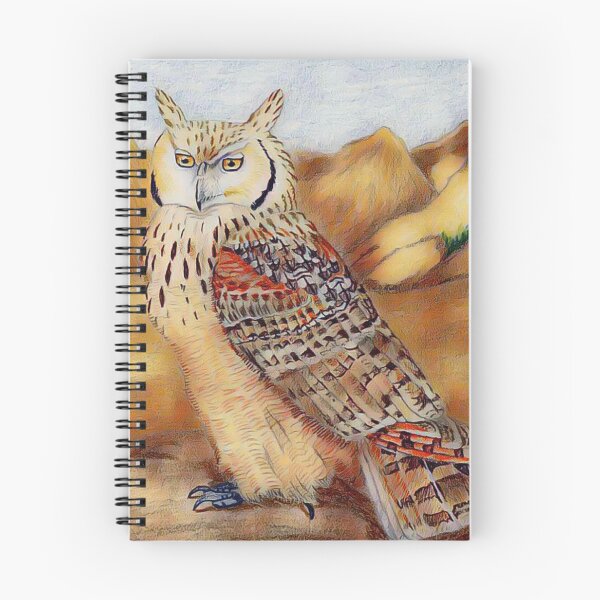 Item preview, Pharaoh Eagle Owl designed and sold by pinkyjainpan.