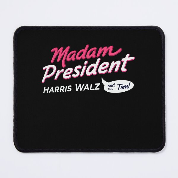 Item preview, Pink Madam President And Tim - Harris & Tim Walz 2024 designed and sold by studiopekepeke.