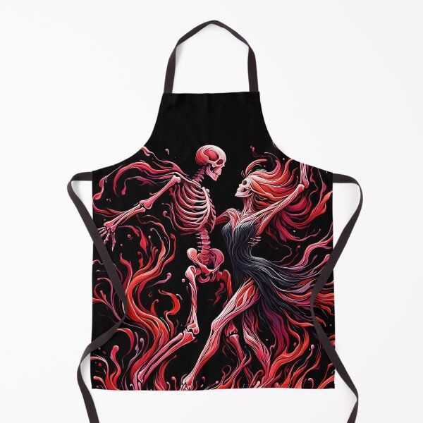 Item preview, Dancing skeleton couple designed and sold by GothicRubette.