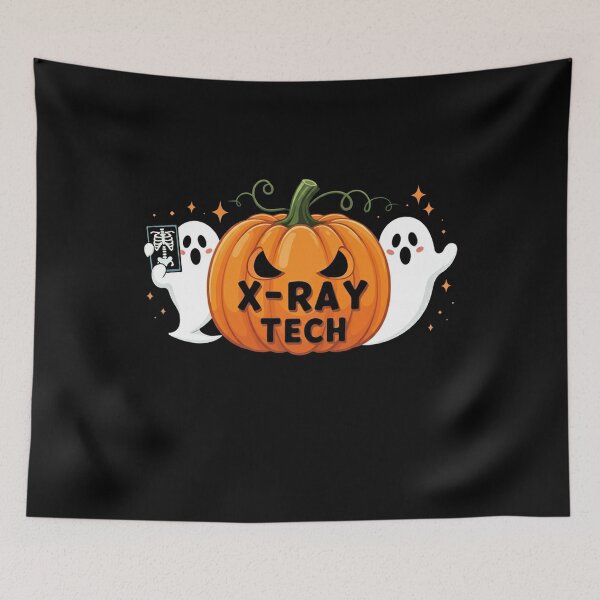 Item preview, Tech Halloween Technician Squad Xray Tech Pumpkin designed and sold by studiopekepeke.