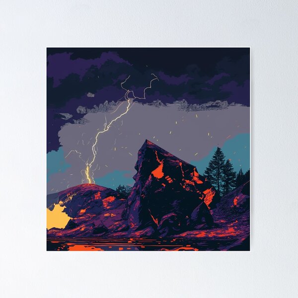Item preview, Place full of lightning designed and sold by popping94.