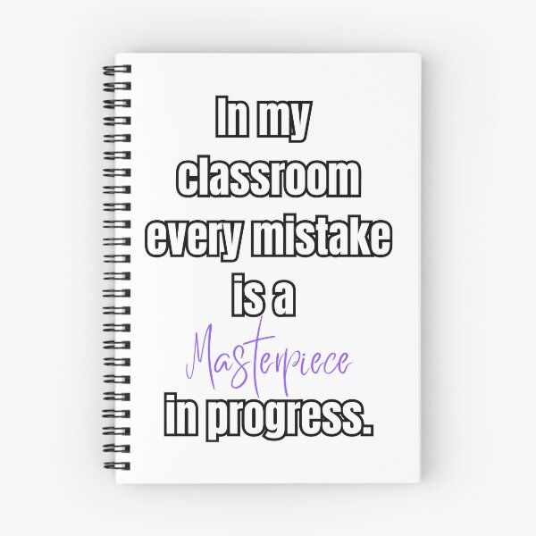 Item preview, In My Classroom, Every Mistake is a Masterpiece in Progress designed and sold by NanaCrafted.