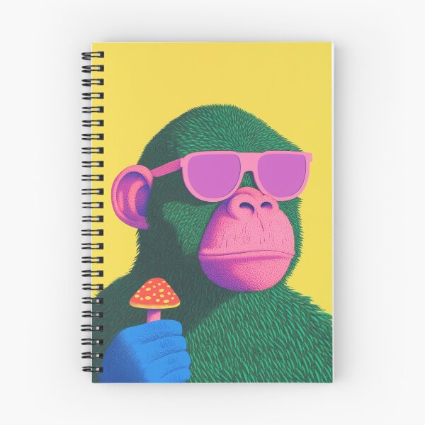 Item preview, Groovy Green Simian designed and sold by theartofoneness.