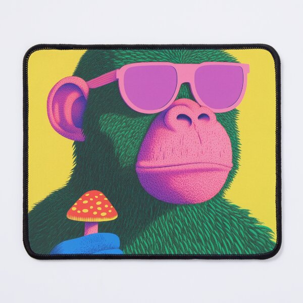 Item preview, Groovy Green Simian designed and sold by theartofoneness.