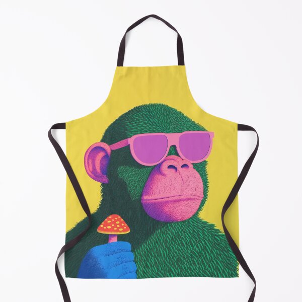 Item preview, Groovy Green Simian designed and sold by theartofoneness.