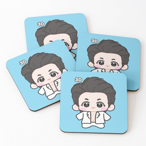 Item preview, Cute Kawaii Chibi Jungkookie Superdeformed in 3D designed and sold by jmicasa.