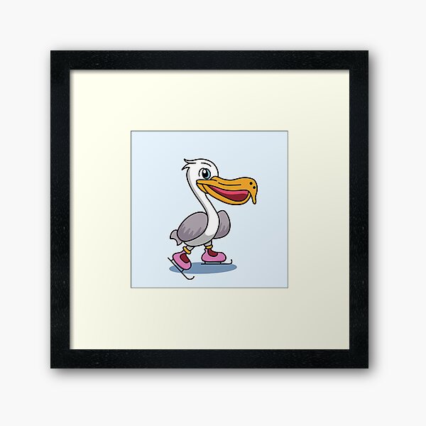 Item preview, Pelican on Ice Skates designed and sold by AnthroTales.
