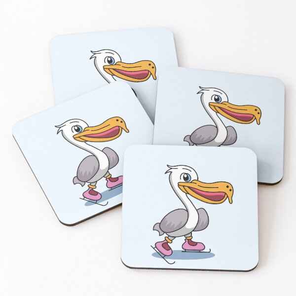Item preview, Pelican on Ice Skates designed and sold by AnthroTales.