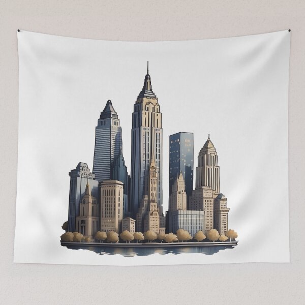 Item preview, City Sky line NYC  designed and sold by Robertworkshop.