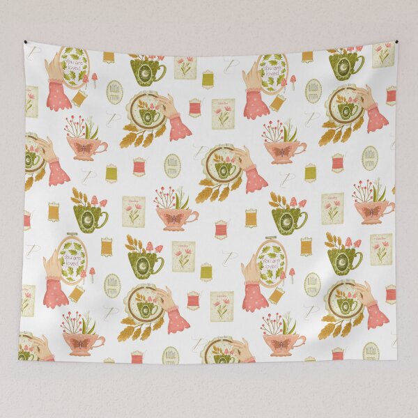 Item preview, Embroidery time designed and sold by pinkyfish1010.