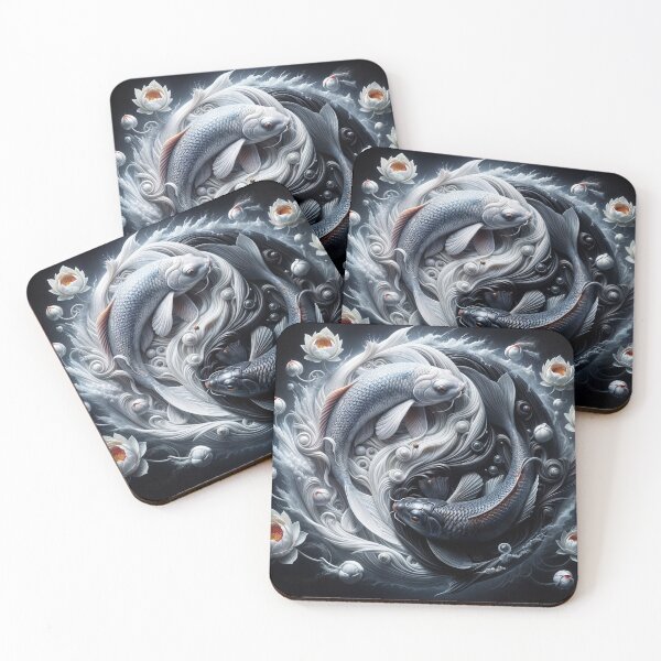 Item preview, Yin Yang Koi designed and sold by MaddFictional.