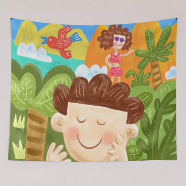 Item preview, Tropical Scene Nature designed and sold by Nonvacant.