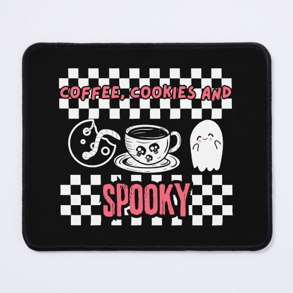 Item preview, Coffee, cookies and Spooky, halloween designed and sold by OmikronStore.