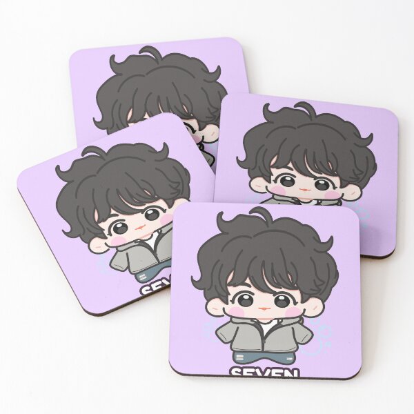 Item preview, Cute Kawaii Chibi Jungkookie Seven Laundry Fairy designed and sold by jmicasa.