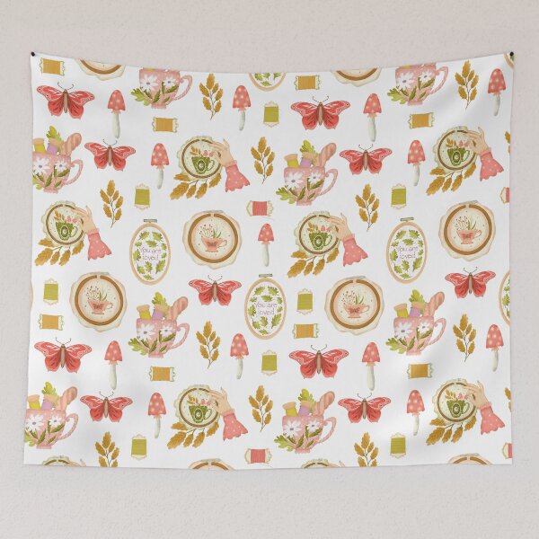 Item preview, Cozy time with seamstress designed and sold by pinkyfish1010.