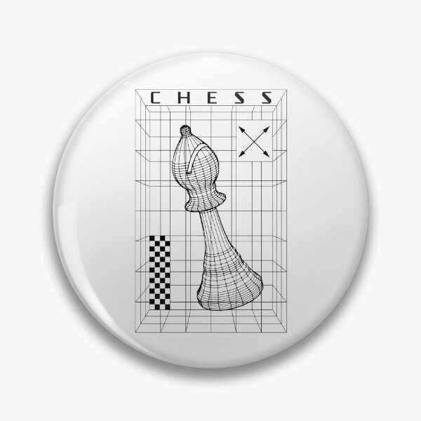 Item preview, Chess Player Bishop Piece Futuristic Checkmate Wireframe designed and sold by GrandeDuc.