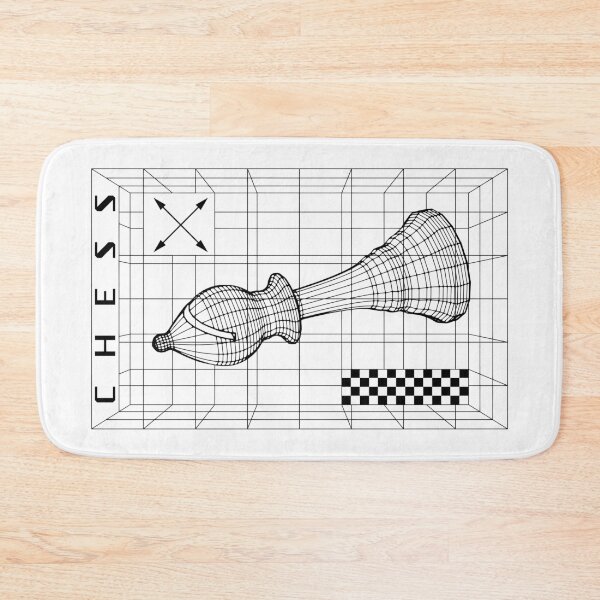 Item preview, Chess Player Bishop Piece Futuristic Checkmate Wireframe designed and sold by GrandeDuc.
