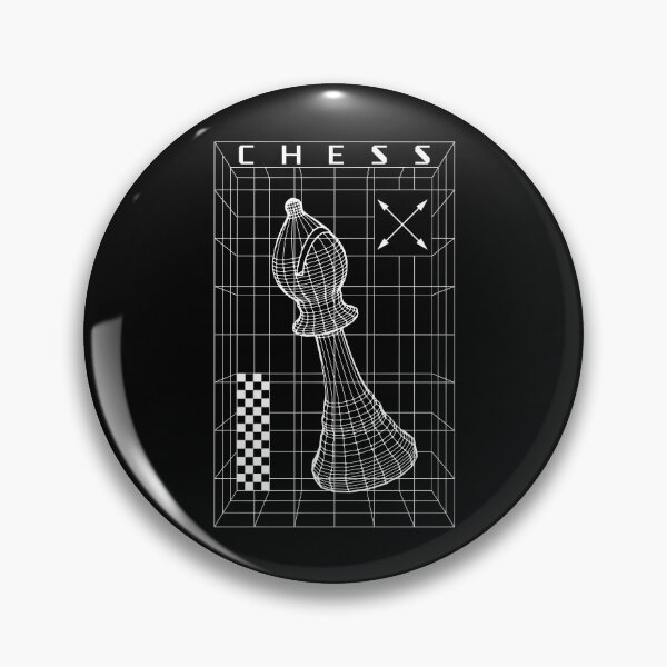 Item preview, Chess Player Bishop Piece Futuristic Checkmate Wireframe designed and sold by GrandeDuc.