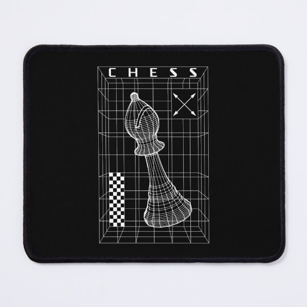 Item preview, Chess Player Bishop Piece Futuristic Checkmate Wireframe designed and sold by GrandeDuc.