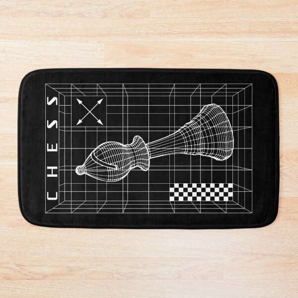 Item preview, Chess Player Bishop Piece Futuristic Checkmate Wireframe designed and sold by GrandeDuc.