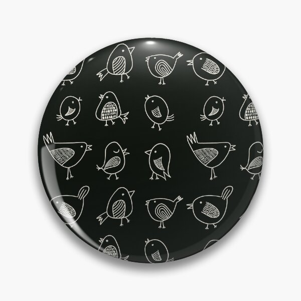 Item preview, Black Chirping Birds designed and sold by karousel.