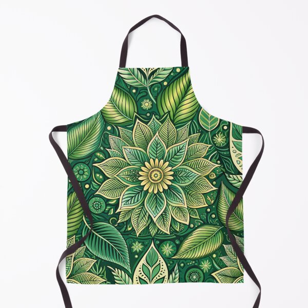 Item preview, Green floral pattern designed and sold by Erik Visnievskij.