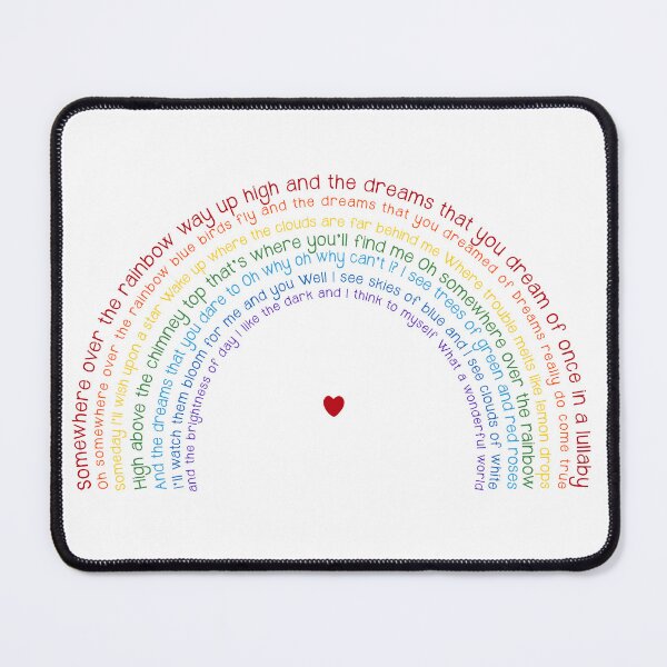 Item preview, Somewhere Over the Rainbow What a Wonderful World designed and sold by DesireeNguyen.