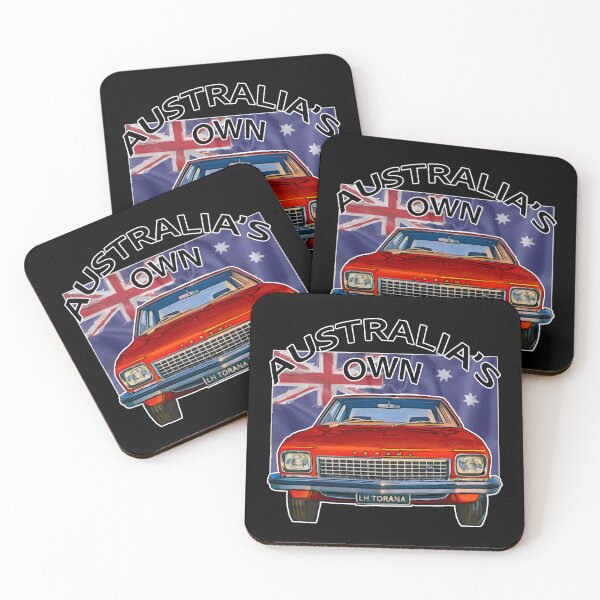 Item preview, Classic Australian Red LH Holden Torana - Retro Car Art designed and sold by Michael van der Hoorn.