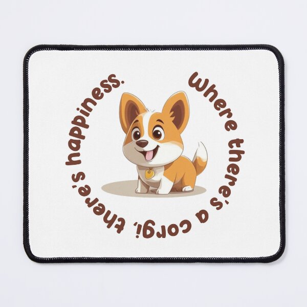 Item preview, Where there's a corgi, there's happiness. designed and sold by OCNau.