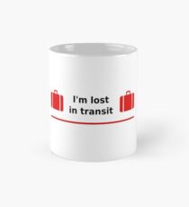I'm Lost in Transit Double Suitcases Light-Color Classic Mug