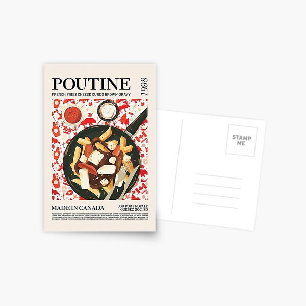 Item preview, Poutine Wall Art designed and sold by SurfolioPrints.
