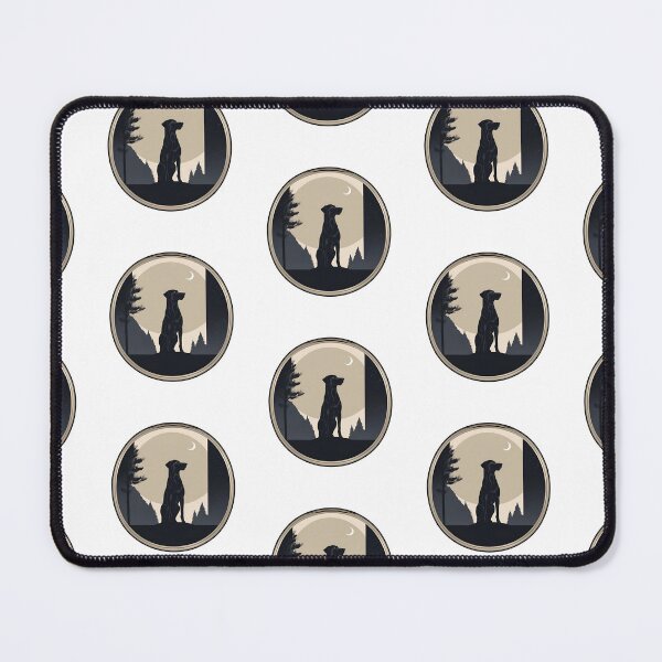 Item preview, Beauceron Silhouette in Forest Circle Frame - Elegant Nature-Inspired Design designed and sold by GoodyPaws.