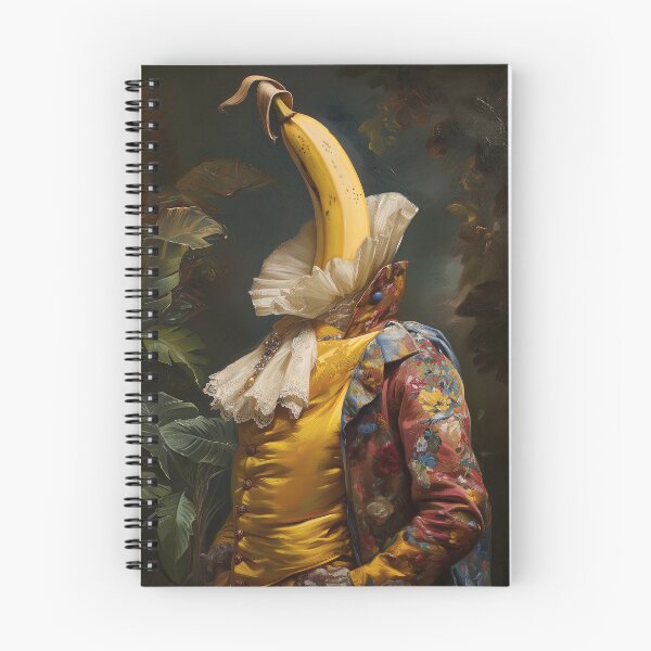 Item preview, Banana Head Man Victorian Sarcastic P Altered Funny Moody Poster designed and sold by NektArtPrints.