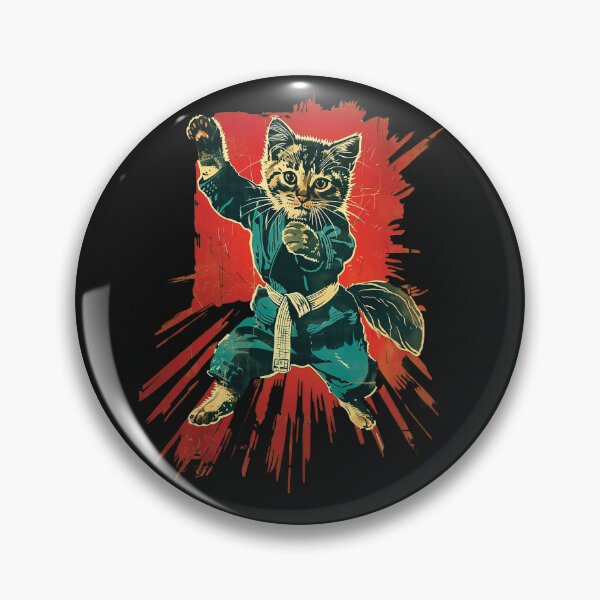 Item preview, Judo Cat Ready To Pounce designed and sold by yololite.