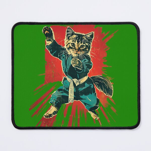 Item preview, Judo Cat Ready To Pounce designed and sold by yololite.