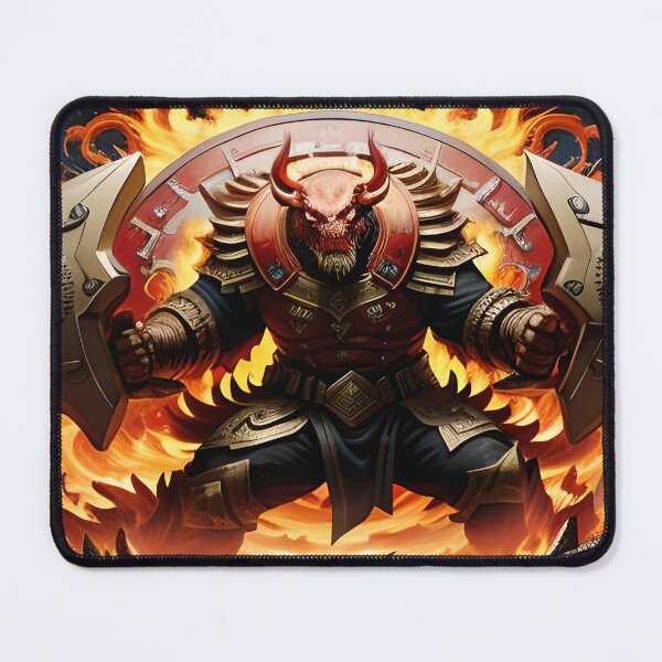 Item preview, Infernal Warlord: The Demon of Flames designed and sold by BGM by AI.