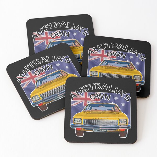 Item preview, Classic Australian Yellow LH Holden Torana - Retro Car Art designed and sold by Michael van der Hoorn.