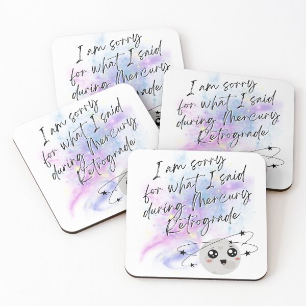 Item preview, Mercury Retrograde Apology  designed and sold by MoonchildMagick.