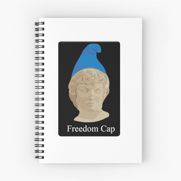 Item preview, Blue Freedom Cap on Roman Sculpture by pen-art-ink designed and sold by pen-art-ink.