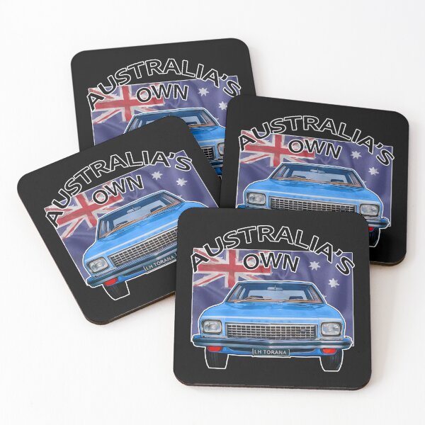 Item preview, Classic Australian Blue LH Holden Torana - Retro Car Art designed and sold by Michael van der Hoorn.
