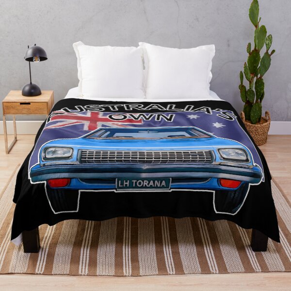 Item preview, Classic Australian Blue LH Holden Torana - Retro Car Art designed and sold by Michael van der Hoorn.