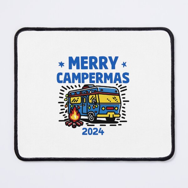 Item preview, Merry Campermas representing camping Christmas designed and sold by Be-Adventurous.